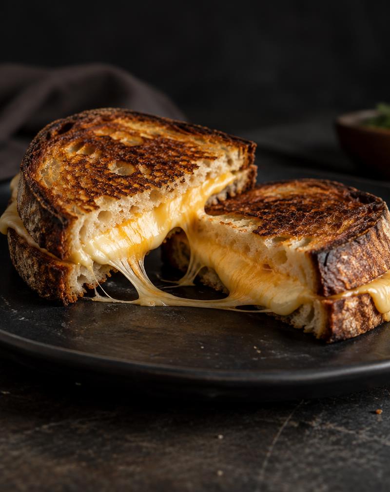 Sándwich de queso fundido